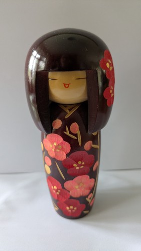 Japanese vintage kokeshi doll - japanese,