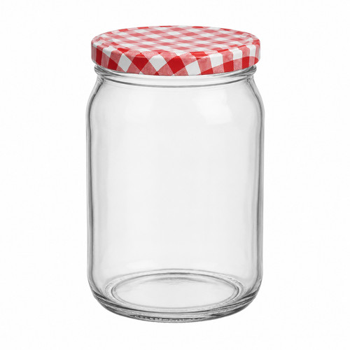 Glass jars 900ml lid - ,