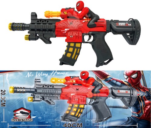 Spiderman toy gun m416 assault - toy,