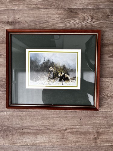 David shepherd framed panda - david,