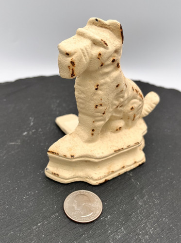 Vintage cast iron scottie - iron,