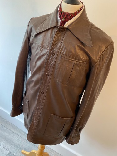 Vintage mens soft brown - mens,