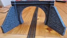 Merit Tunnel Twin Train Track Entrance Portal OO Gauge suit Hornby, Bachmann etc