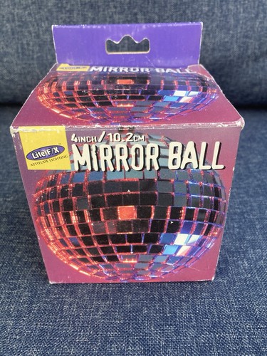 Vtg mirror disco ball - mirror,