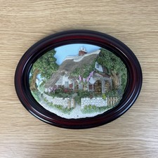 Lakeland Studios THATCHED COTTAGE 3D Wall Art CULLOMPTON DEVONSHIRE UK