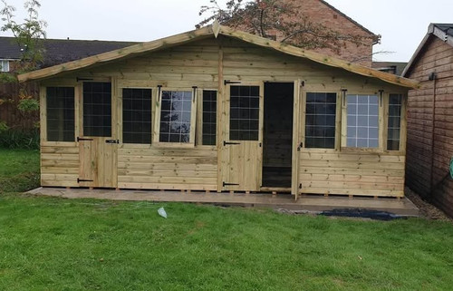 20x10 summer house log - log, t&g
