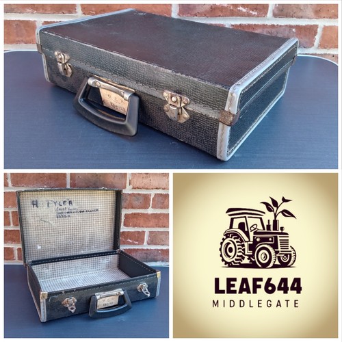 Vintage small suitcase luggage - vintage,