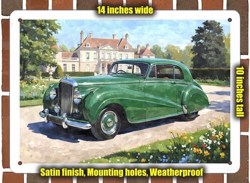 Metal sign 1951 bentley mkvi - sign,