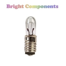 2x LES Miniature Lamp Light Bulb : 6V 50mA : 5mm : E5 : UK Seller
