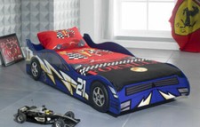 NEW SINGLE 3FT KIDS BLUE CAR