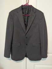 Jos A Bank Dark Gray Blazer 2 Button Sport Coat Size 40R