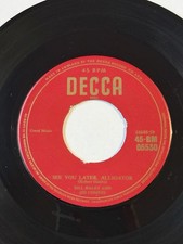 Bill Haley - See You Later Alligator Decca 45RPM 7” Rare Export Issue