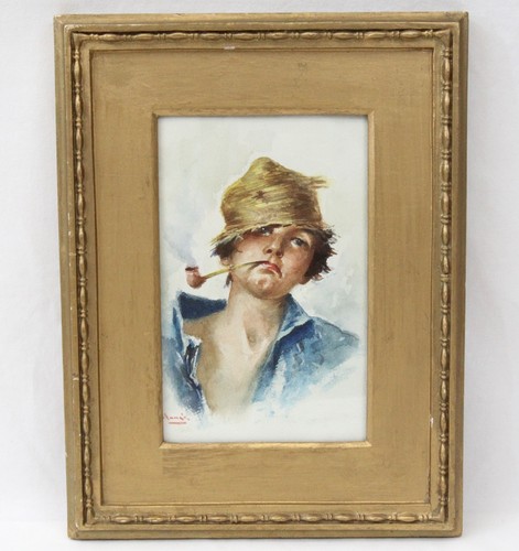 Antique signed italian - signed, school