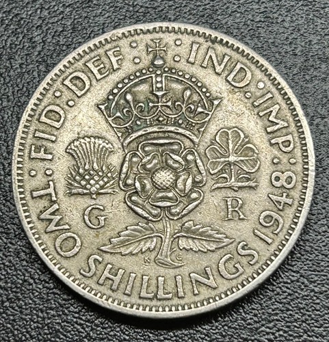 1948 two shillings coin - shillings,