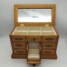 Vintage Jewellery Wooden Chest