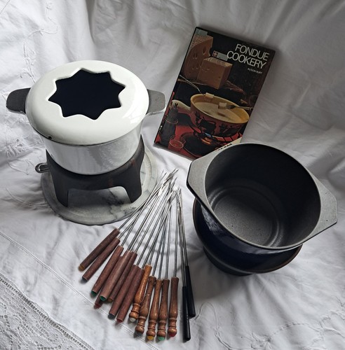 Fondue pots burners fork sets - pots,