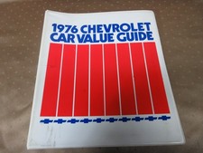 1976 Chevrolet Car Value Guide