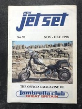 JET SET 96 Scooter Magazine 1998 LAMBRETTA Cutdown SX150 SX125 TV200 GP125 Mods