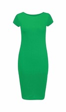 LADIES WOMANS CAP SLEEVE MIDI