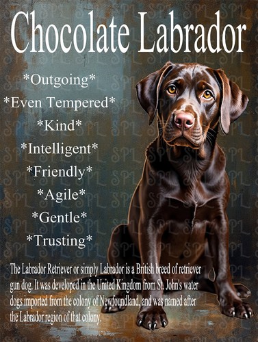 Chocolate labrador breed - chocolate,