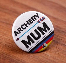 ArrowSocks"Archery Mum" Round Badge (37mm)