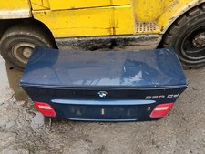 2005 BMW 3 SERIES COUPE 330CD SPORT BOOT LID WITH SPOILER IN BLUE HAS DENT