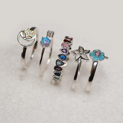 925 silver rings of - silver,