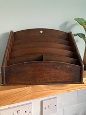 Vintage Wooden Letter Rack 6