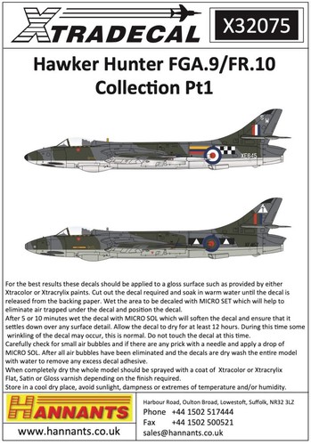 Xtradecal x32075 hawker - x32075, 1:32