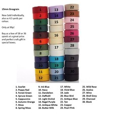 Petersham Grosgrain Ribbon for