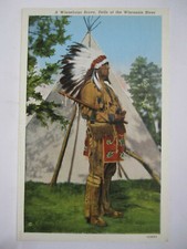 WINNEBAGO INDIAN BRAVE AND