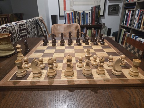 European staunton chess - chess, set