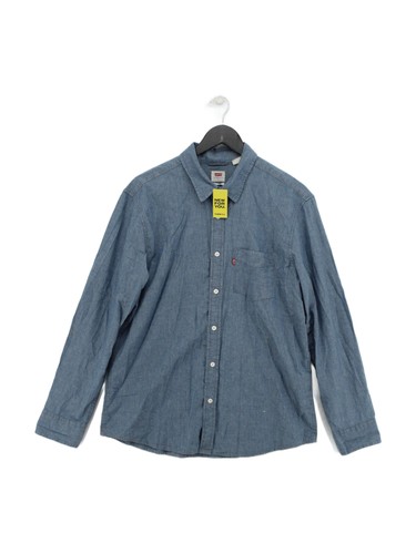Levi men shirt l - men's, blue