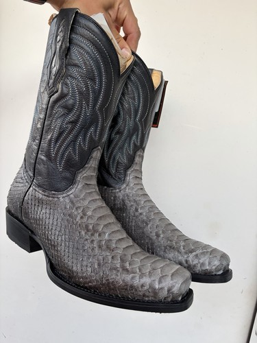 Python cowboy boots roper - cowboy, 10