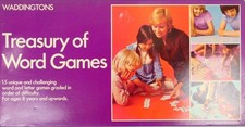 Waddingtons Treasury of Word Games (8+) Vintage Board Game 1974 - Complete