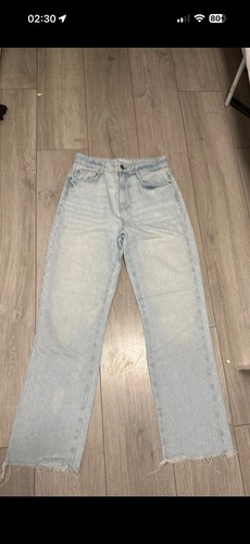 Zara highwaisted light blue - zara,