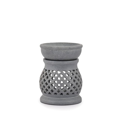 Handmade soapstone tealight - handmade,