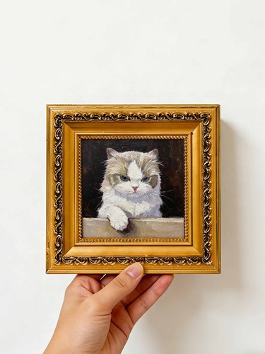 Serious cat paw wood - serious,