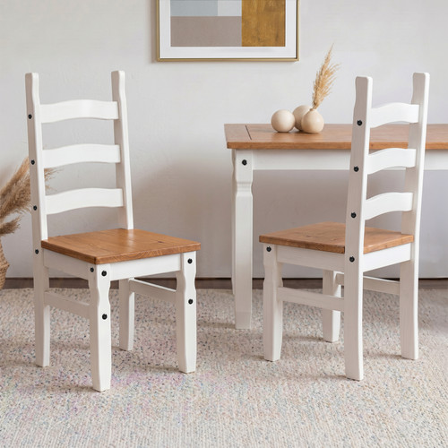 Corona dining chairs white - dining, x