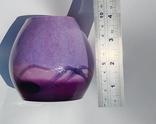 Glass vase unusual colour - vase,,
