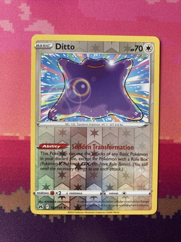 Pokemon card ditto crown - pokemon,