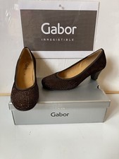 GABOR Slip On Brown Leather