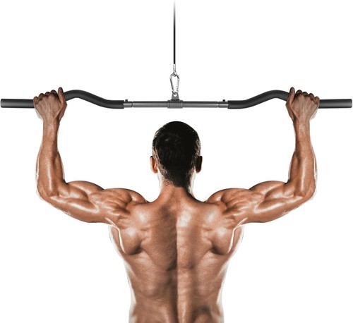 Fitness lat pulldown bar - pulldown, bar,