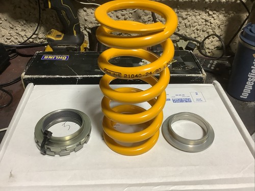 Ohlins rear shock spring - rear,