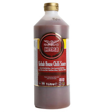 Heera Kebab House Chilli Sauce 1L Perfect for Kebabs, Grilled Meat Fiery Flavour