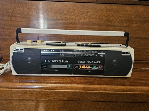 Sharp 268e stereo radio - wq-268e,