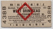 BTC(S) Platform Ticket=West Grinstead 1d