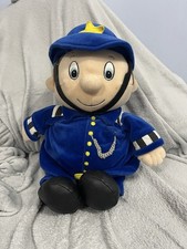 Enid Blyton Noddy Toyland Mr Plod Policeman Plush Soft Toy (07) Blue
