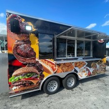 Food Trailer BBQ Burger