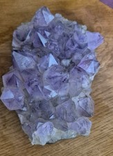 NATURAL RAW AMETHYST QUARTZ CRYSTAL CLUSTER GEODE HEALING REIKI 636grms